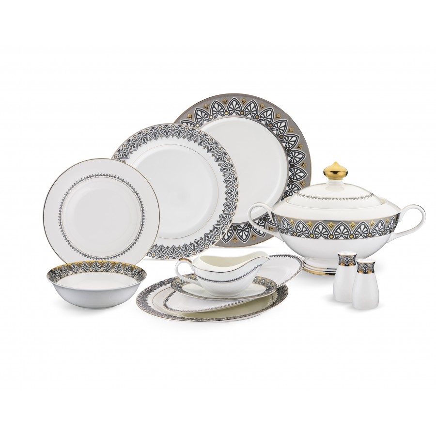 PYT-515 - Arezzo 74 Parça Bonechina Suplalı Y.Tk.